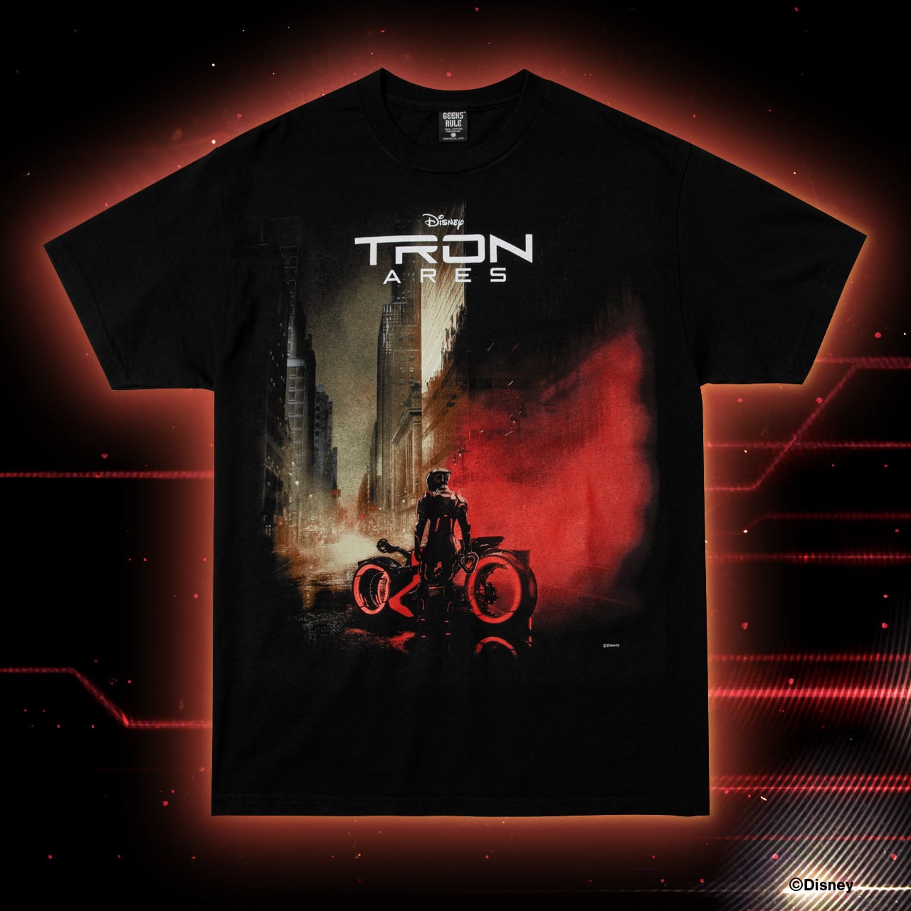 Tron: Ares | GEEKS RULE SILKSCREEN PRINTING T SHIRT | GEEKS RULE