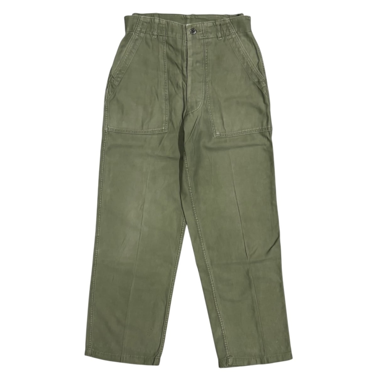 60's US ARMY Cotton Satin Baker Pants OG-107 W30 L31 / 60年代