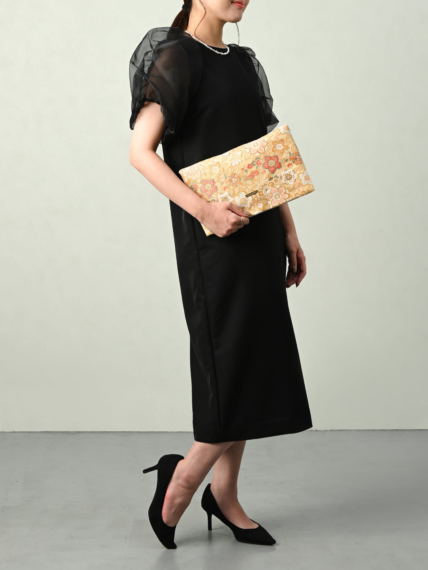 西陣織トートバッグ タテ MARBLE / NTL16 | Tomorrow Fabric