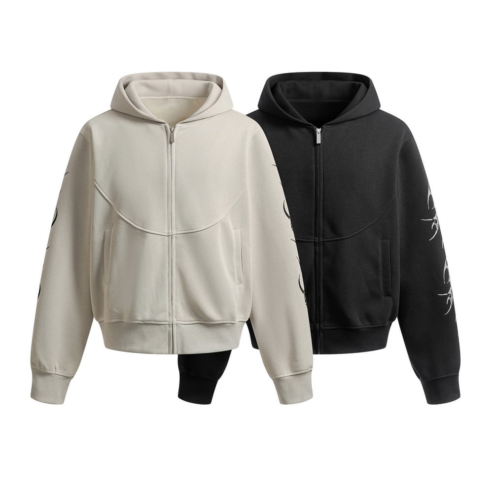 Nenet×タナカカツキ ネネット ジップアップパーカー Nenet