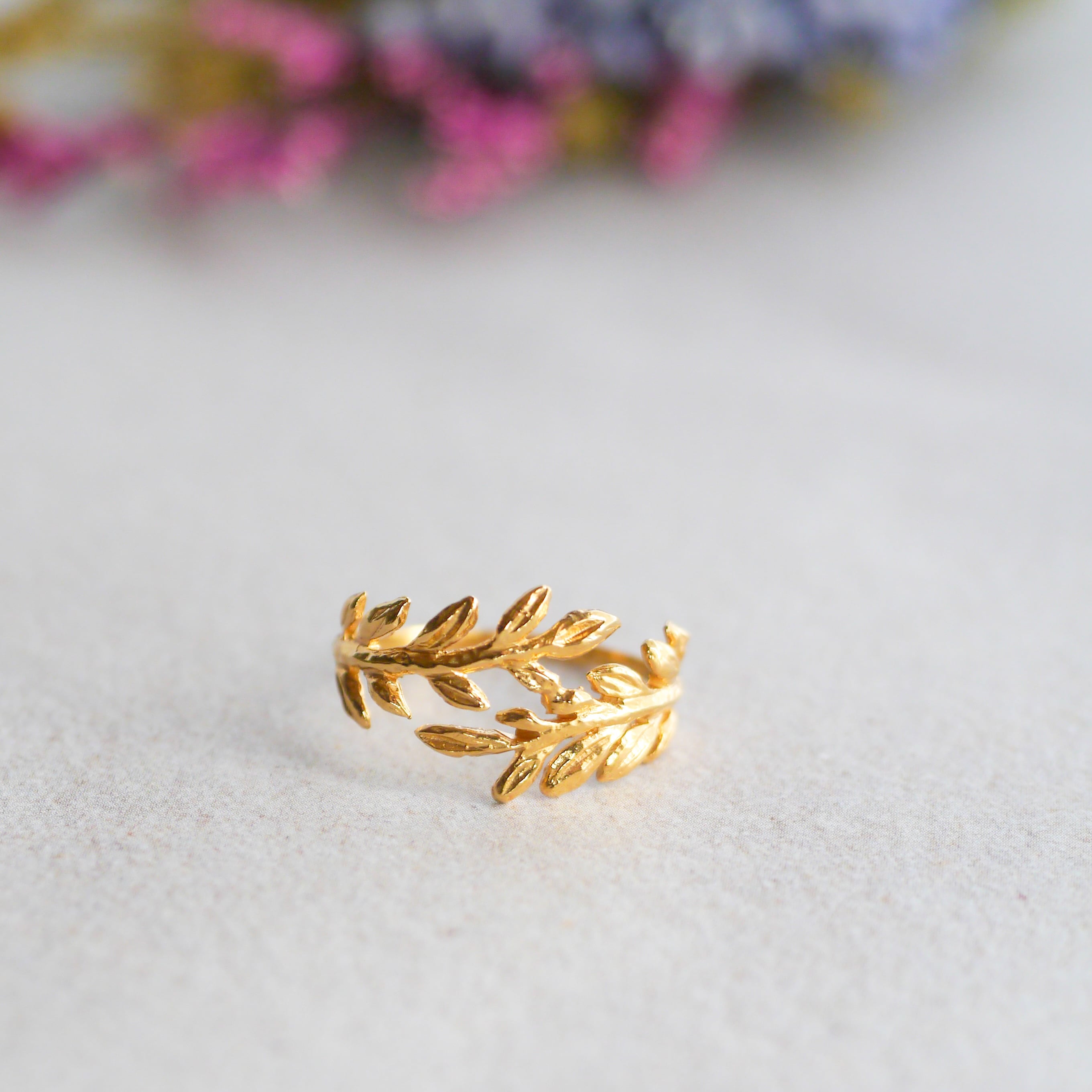 ローレルリング K10 | Ai Kaminaga - New Native Jewelry -