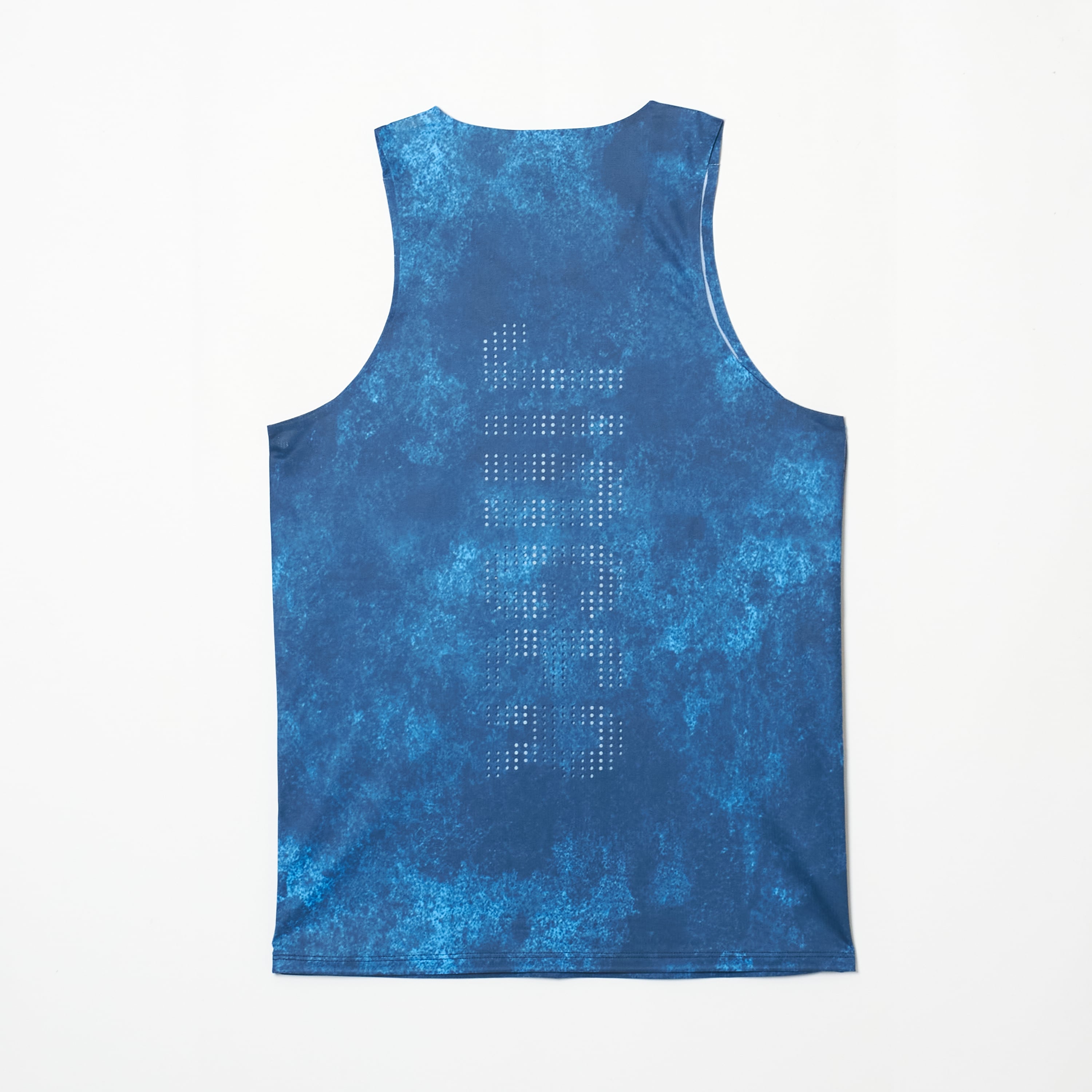 JINGER】メンズ シームレスランニングタンクトップ【JM-4023/BLU