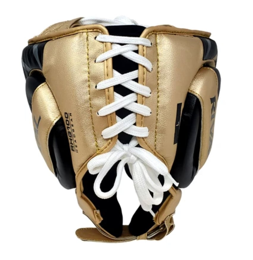 RIVALライバルRHG100プロフェッショナルヘッドギア ブラック/ゴールド