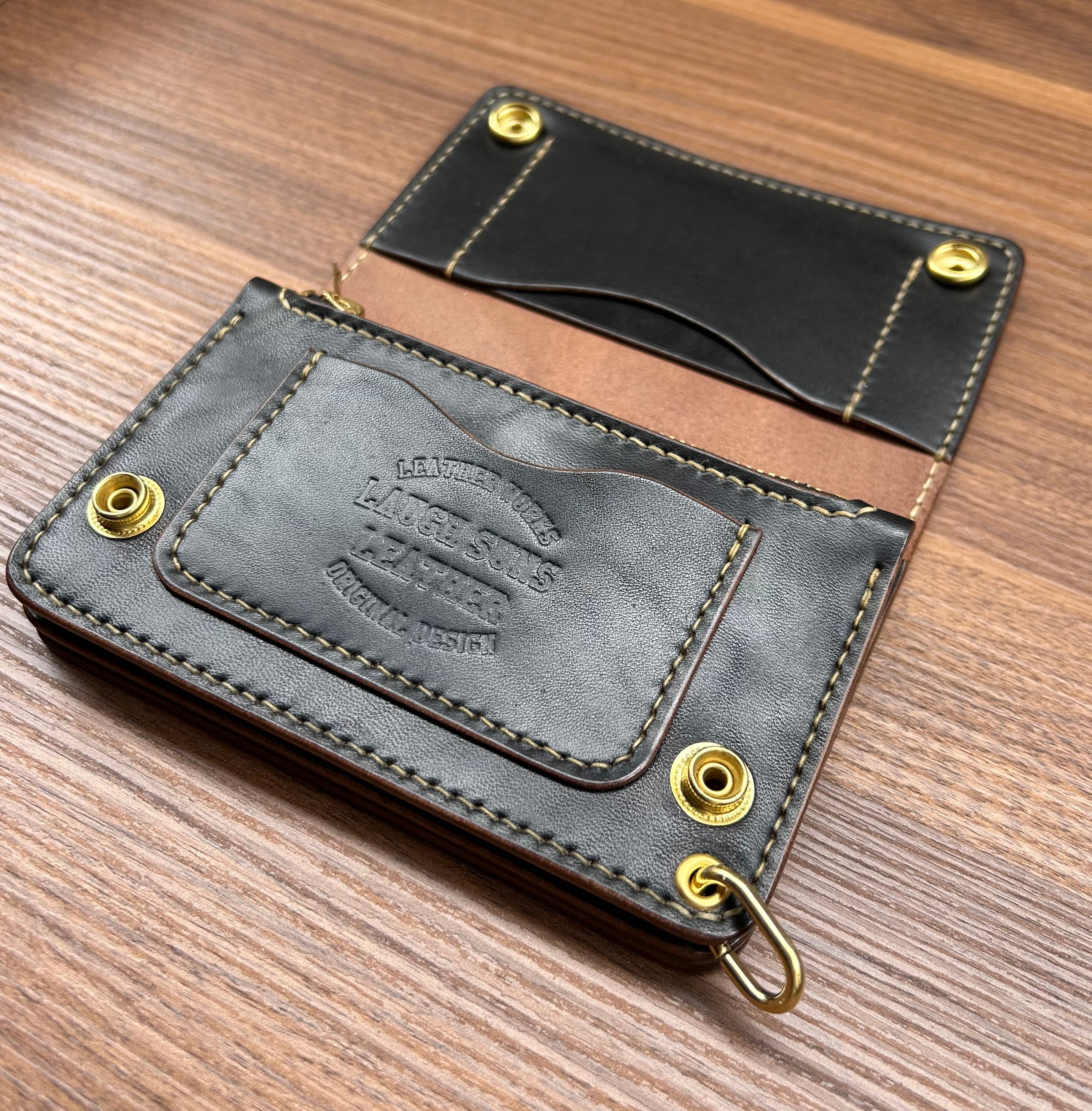 ホースバット ミドルトラッカーウォレット | LAUGH SUNS LEATHER