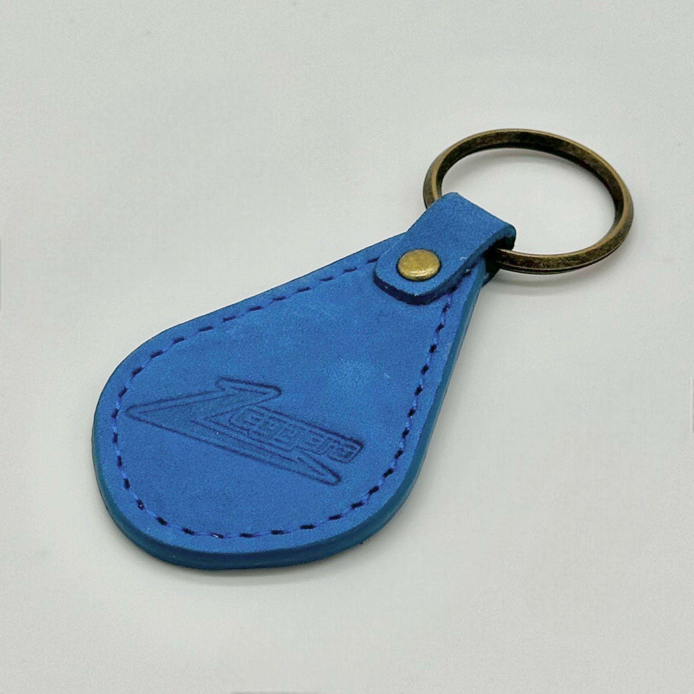 レザーキーホルダー(グレー) | Leggera