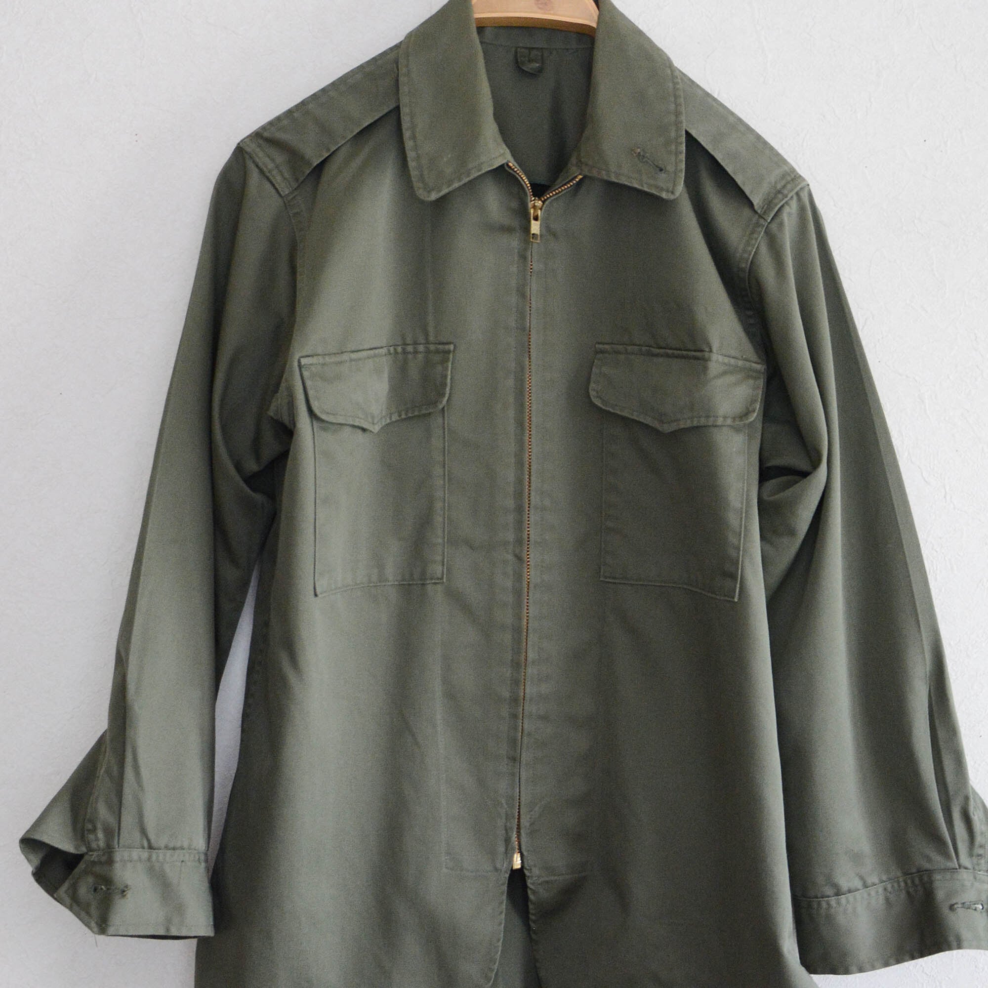 65式作業服 ジャケット ミリタリー 上衣 自衛隊 防衛庁 PX 詳細不明