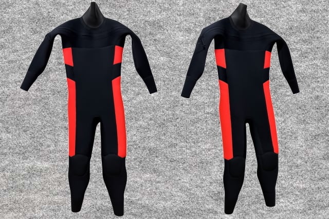 ダイビングセミドライスーツ両面ジャージ4.5mm（実寸5mmフルオーダー料