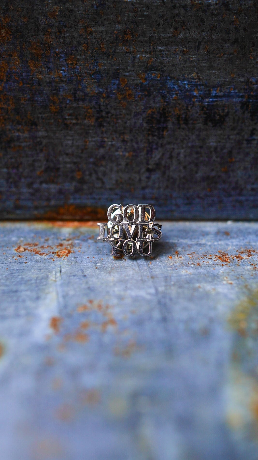 1970s】TIFFANY&Co. ティファニー GOD LOVES YOU ピンバッチ