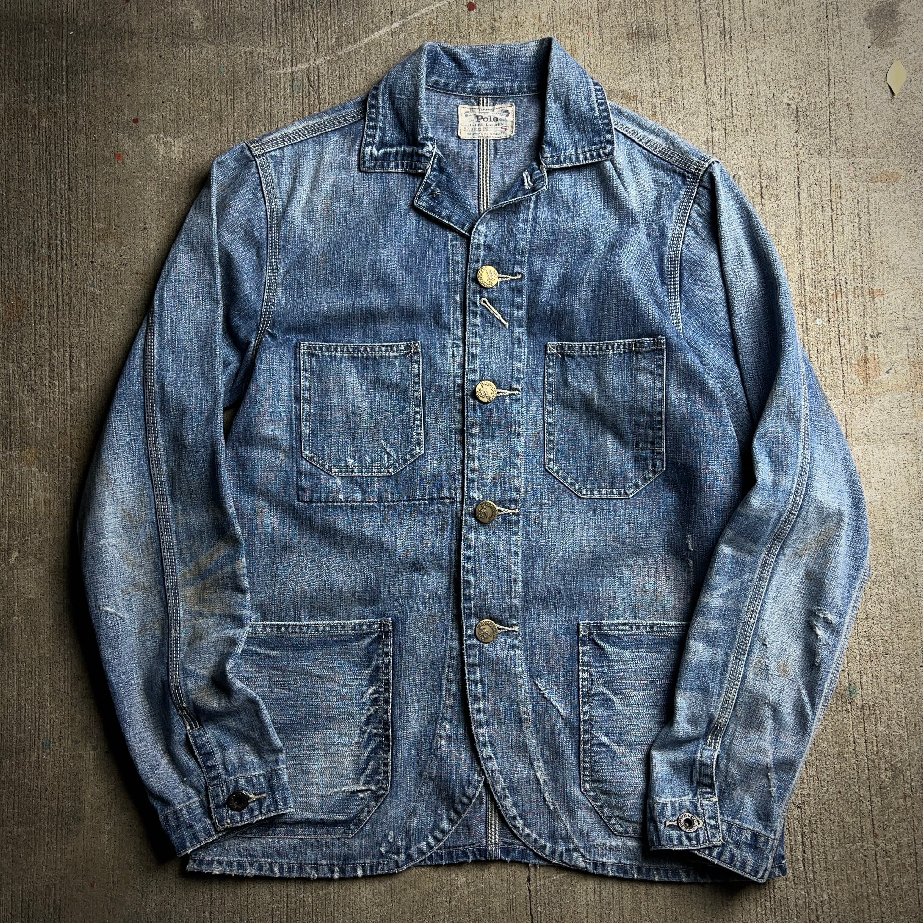 Polo Ralph Lauren Change Button Denim Chore Jacket ポロラルフ