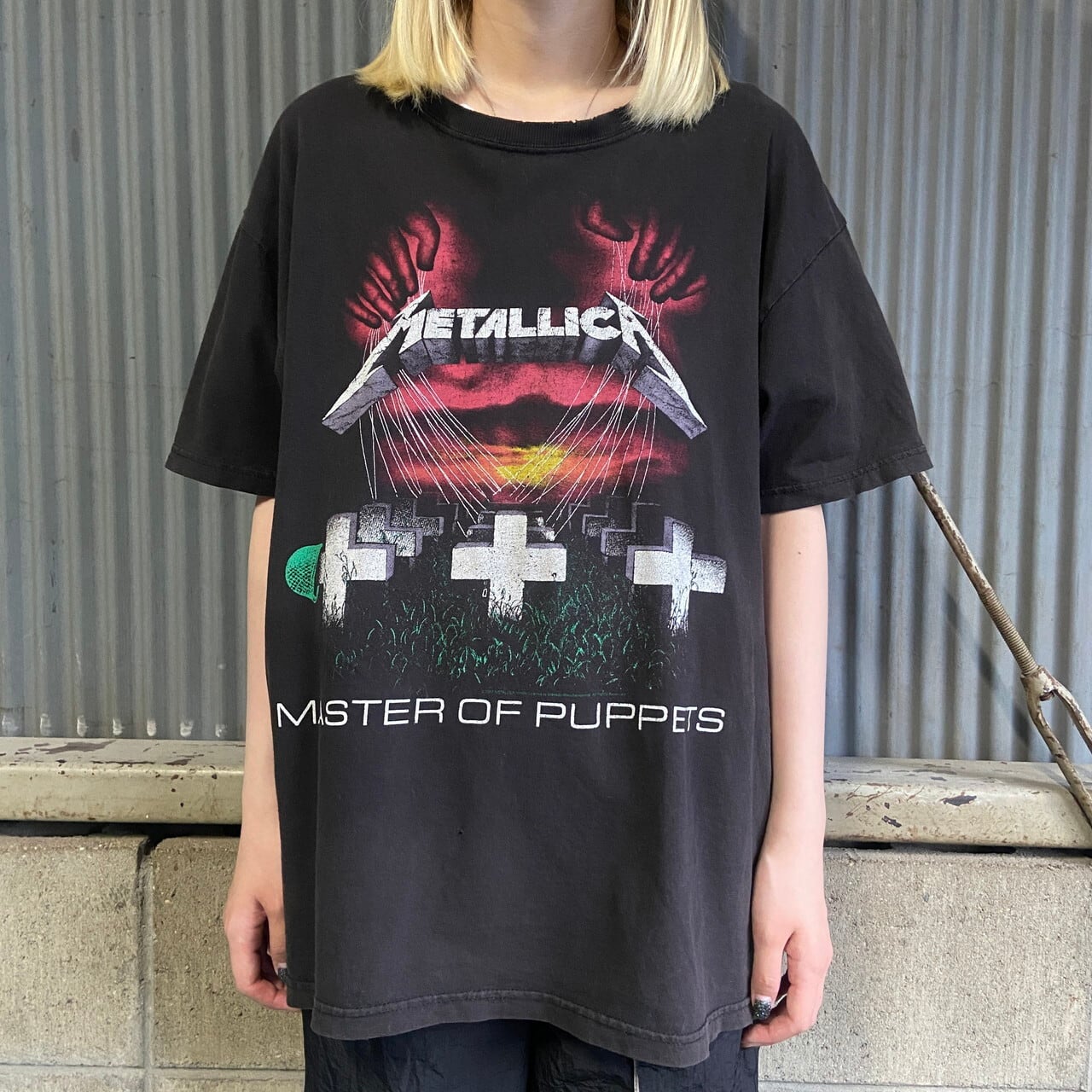 METALLICA メタリカ MASTER OF PUPPETS バンドTシャツ メンズL 古着