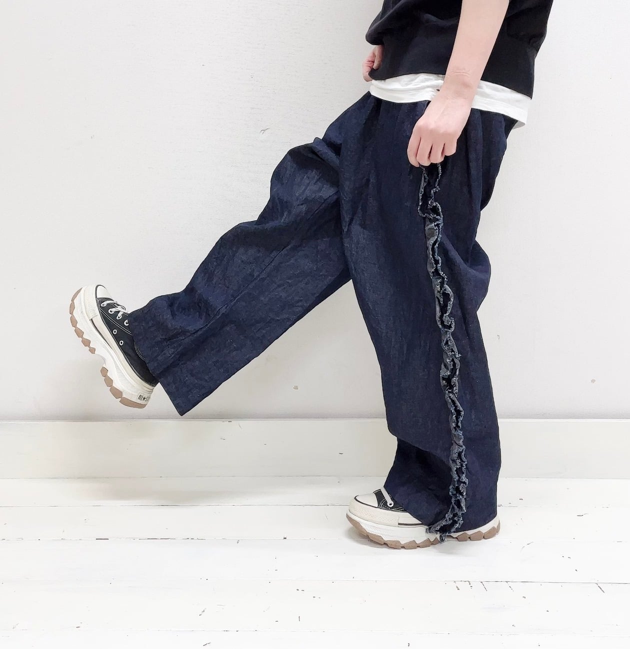 Gauze#】インディゴビビアンパンツ / G1026 | syozikiya online shop