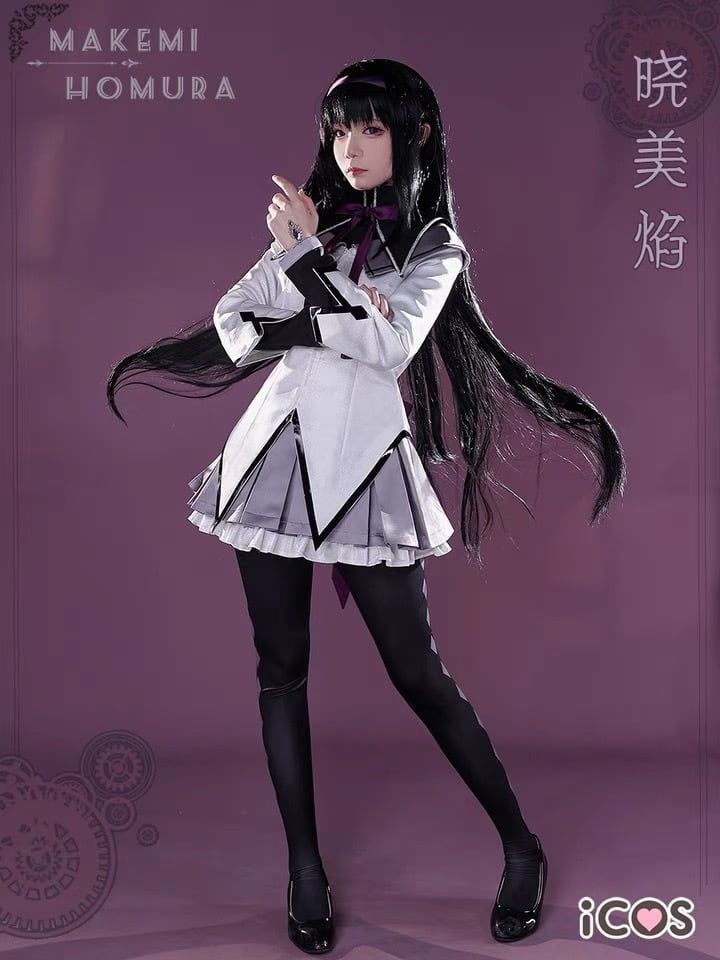 魔法少女まどか☆マギカ】暁美ほむら コスプレ 衣装 高品質 ICOS