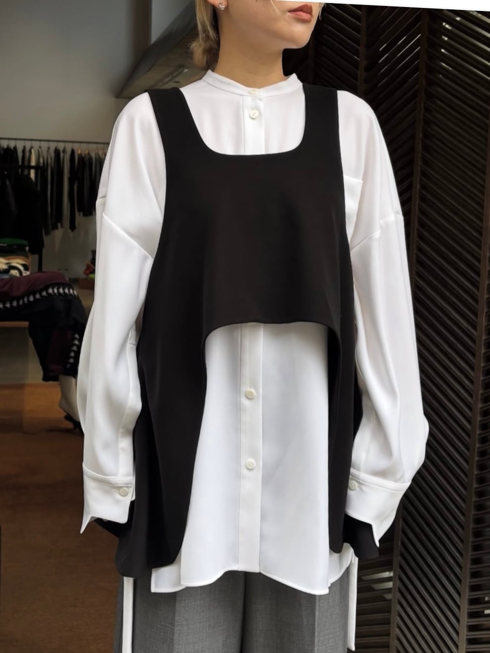 26SS】ENFOLD エンフォルド / 2WAY FLARE VEST / ベスト | TRENT online