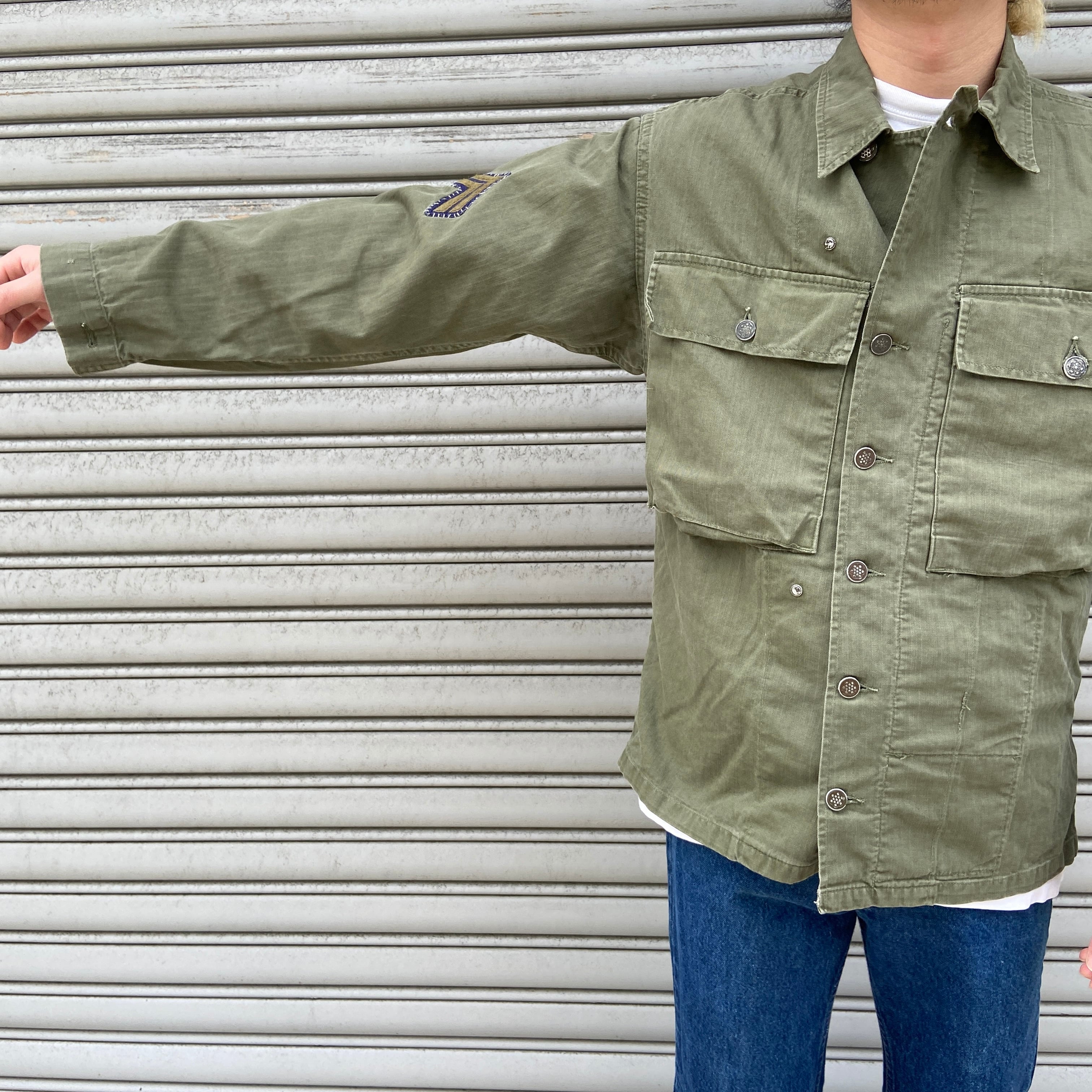 40s US ARMY M-43HBTジャケット ヘリンボーン 13スター 34 | 古着屋 Uan