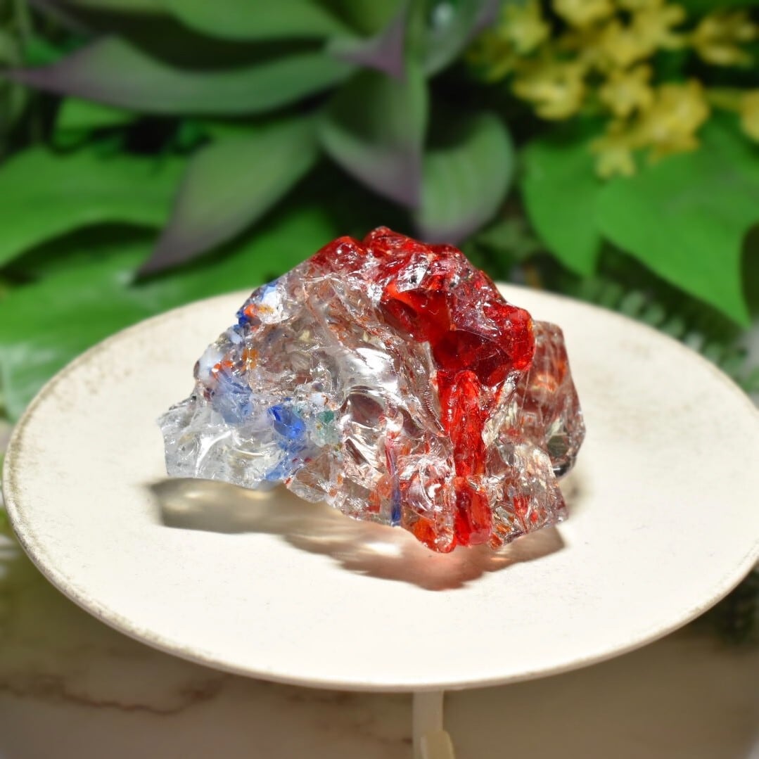 虹入り！シエラネバダ産 アンダラクリスタル原石 クリアマルチカラー