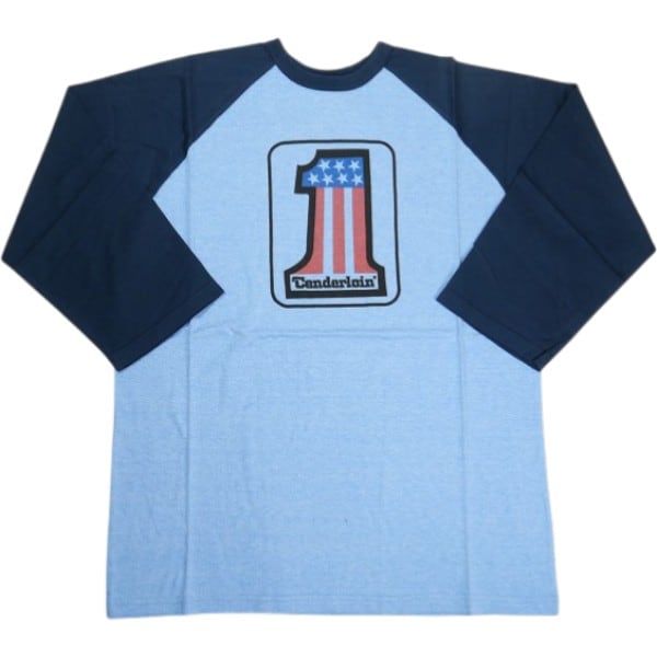 Size【L】 TENDERLOIN テンダーロイン T-RAGLAN-A NAVY ラグランロンT