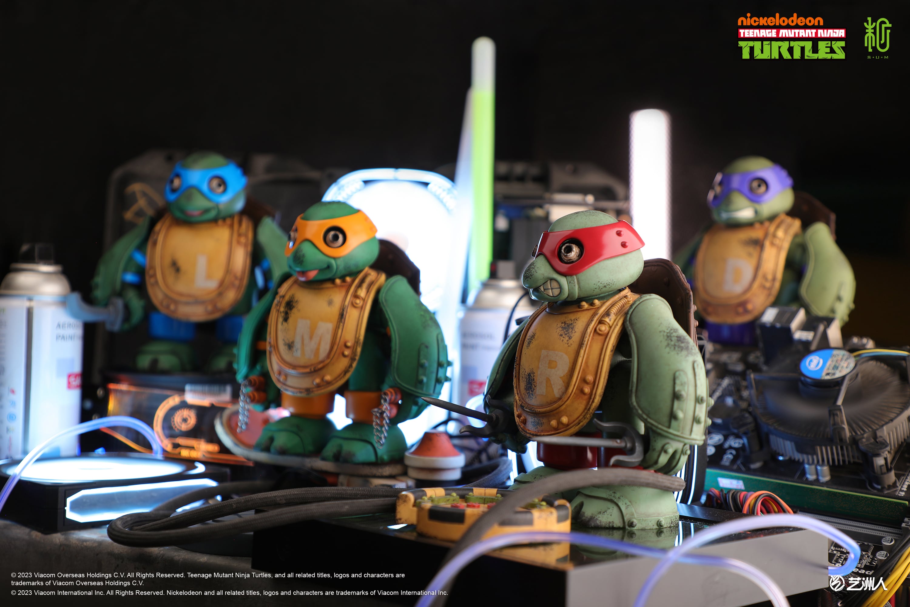 Teenage Mutant Ninja Turtles 4人セットパッケージ |松岡ミチヒロ