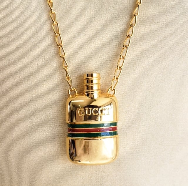 美品 オールドグッチ ☆ ヴィンテージ シェリーライン ネックレス