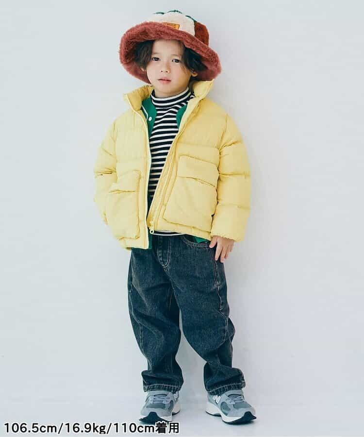 p.premier ほわほわ中綿のスタンドカラーパファージャケット マシン