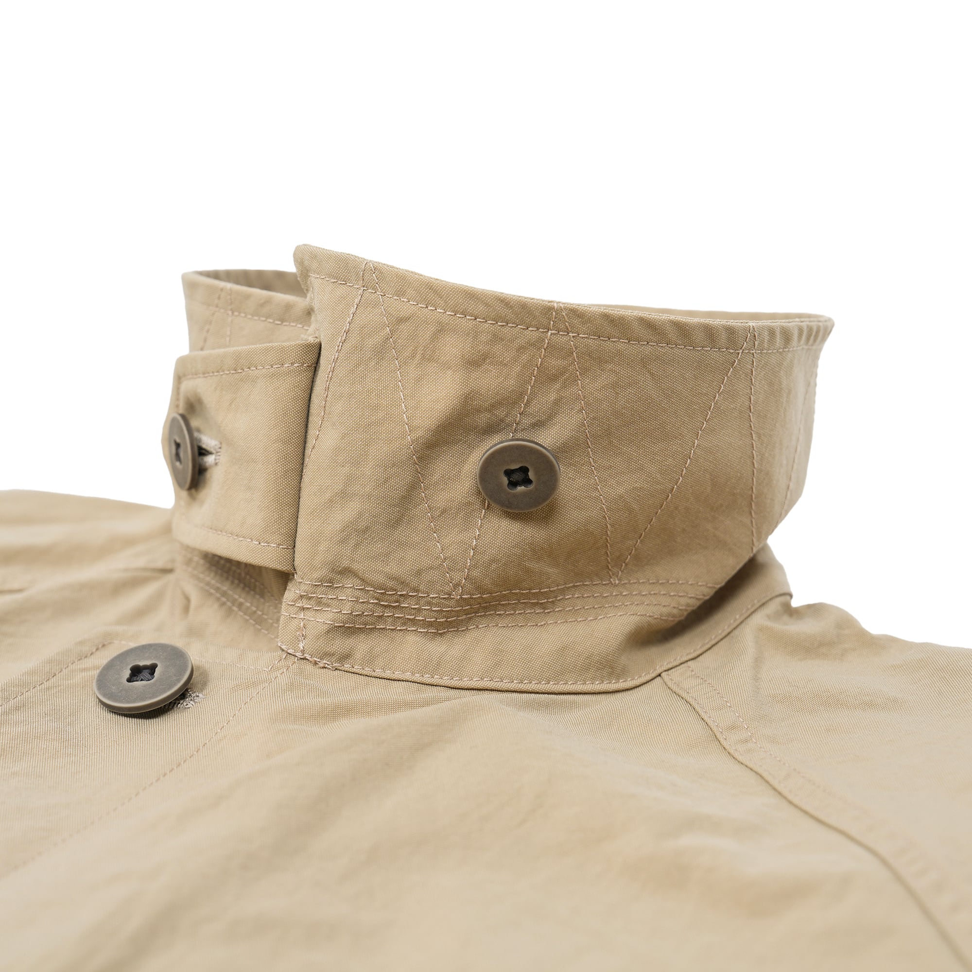 Euro Military Nylon Over Coat (beige) | OVY