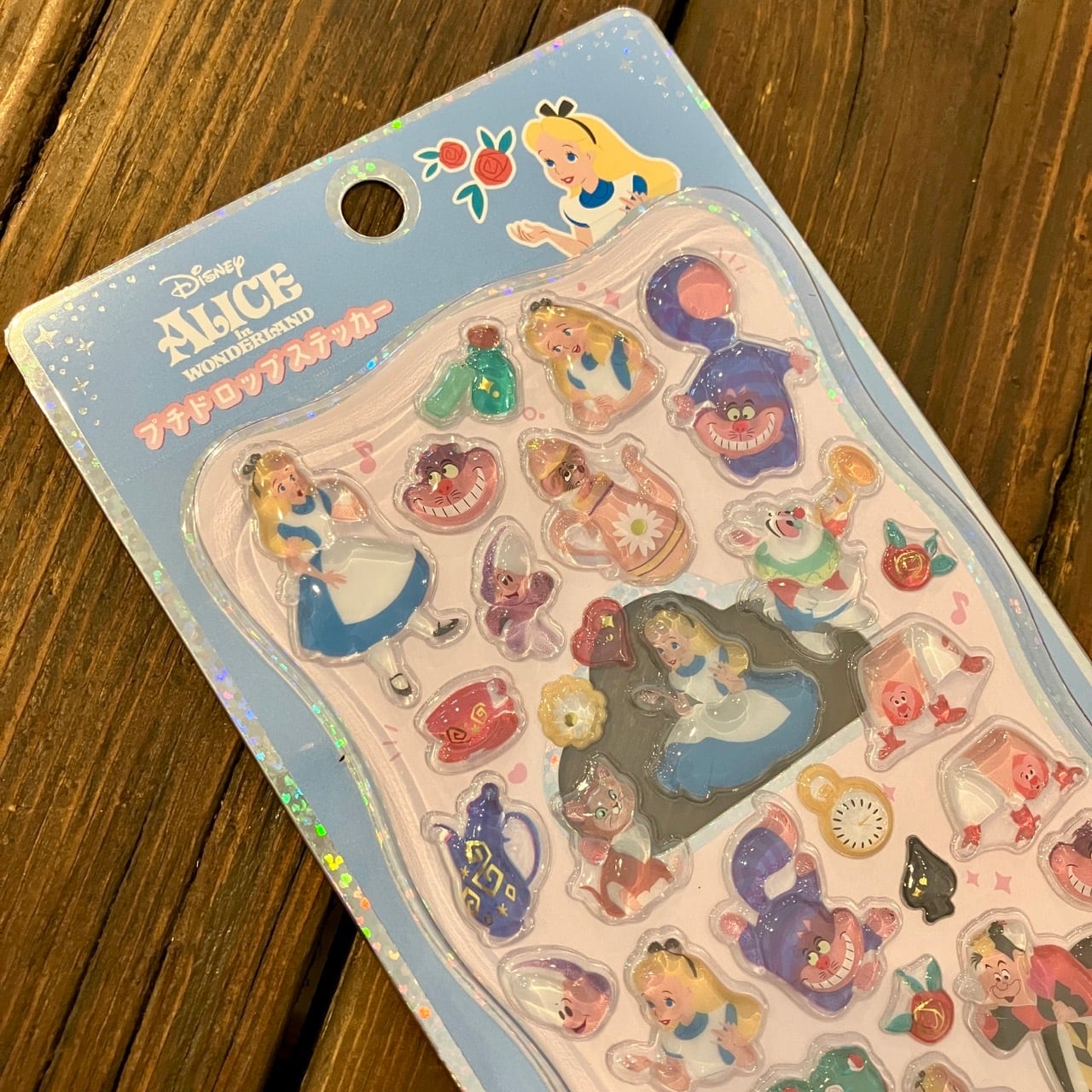 ディズニー ふしぎの国のアリス プチドロップステッカー CA04