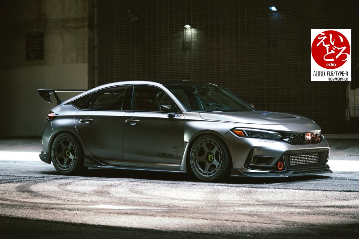 ADRO(エイドロ）FL5シビックタイプR用カーボンサイドステップ（左右