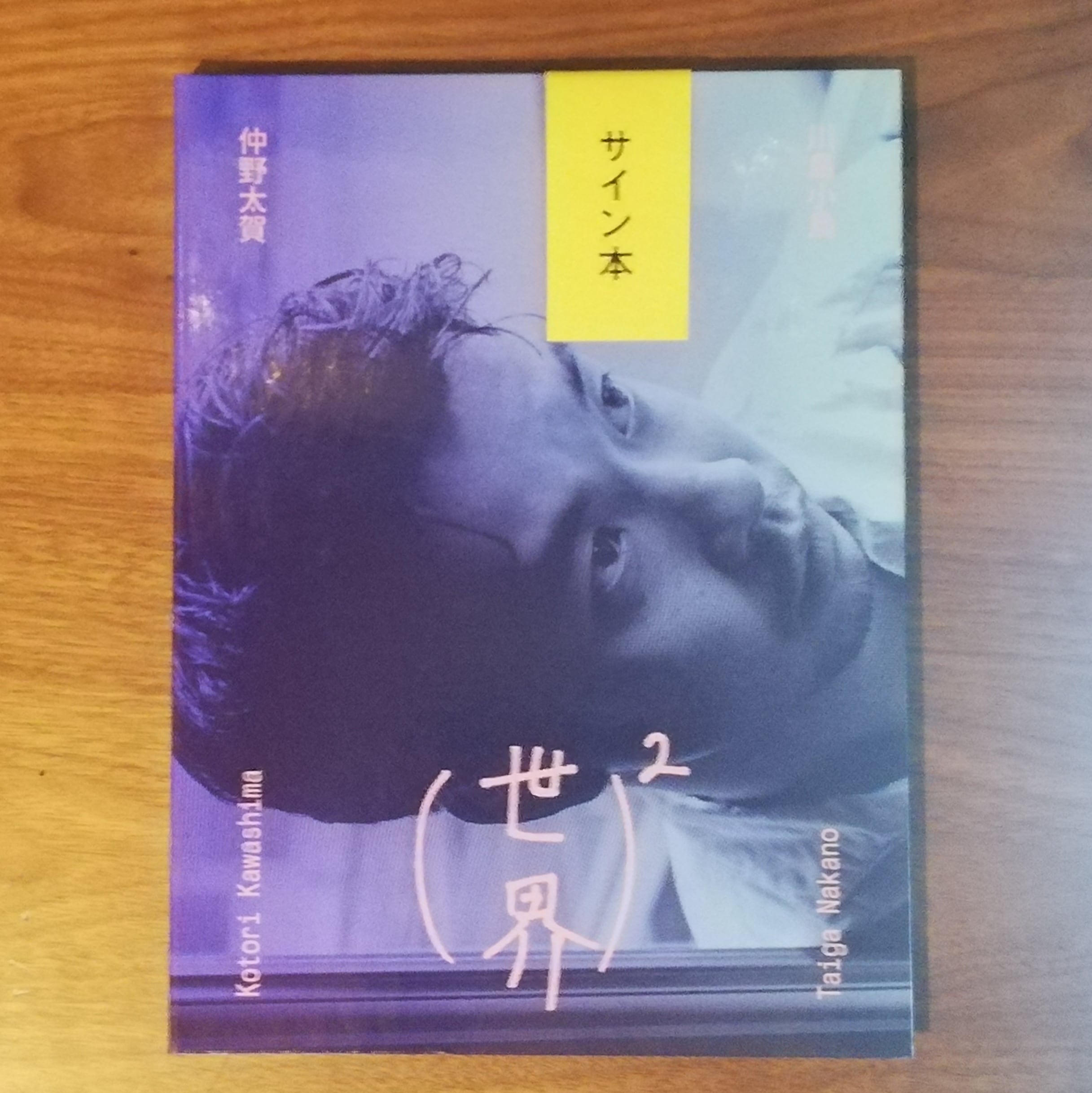 川島小鳥×仲野太賀写真集『（世界）²』※古本※サイン本 | kamebooks