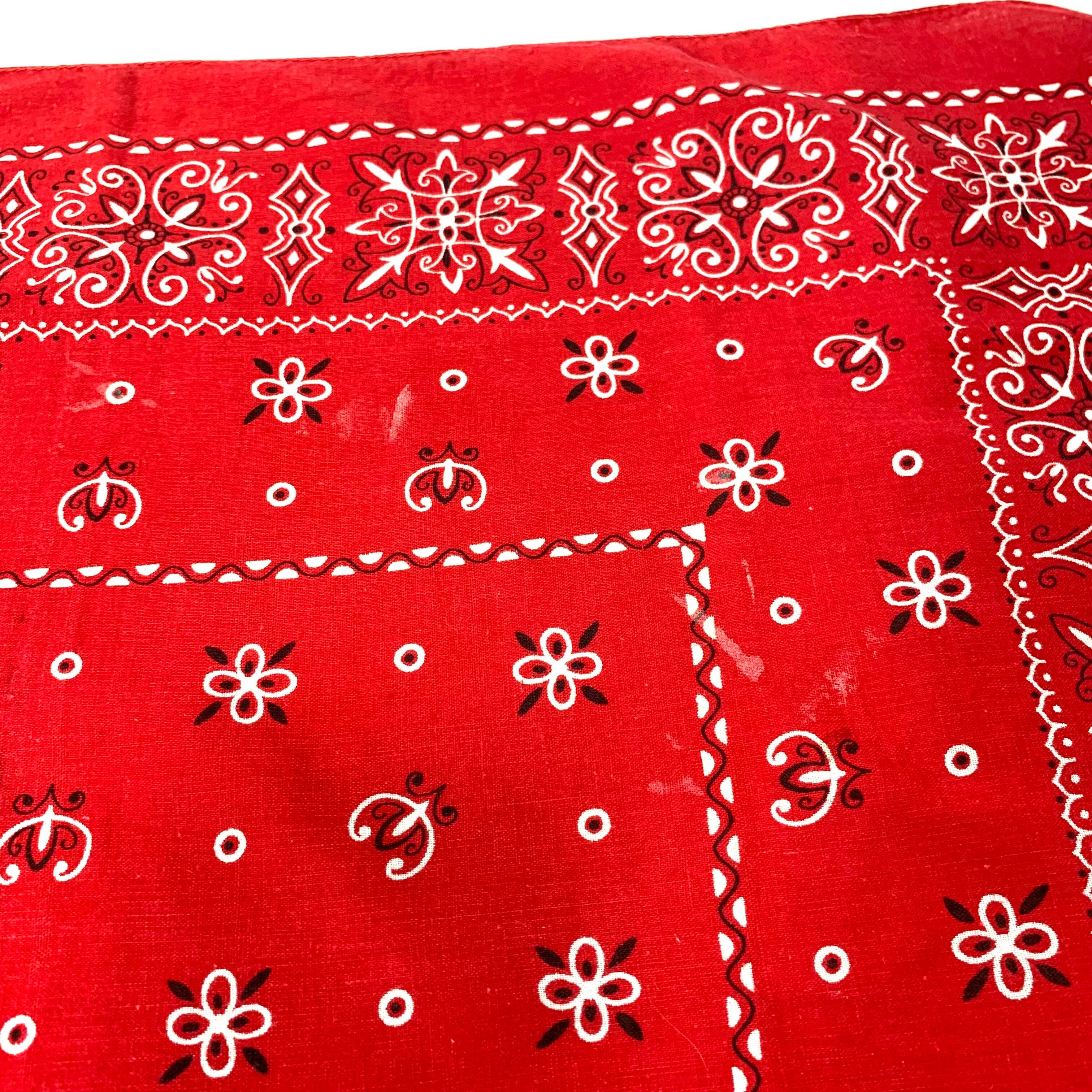 vintage old 50s 60s Bandana Bandanna Elephant Brand MADE IN USA