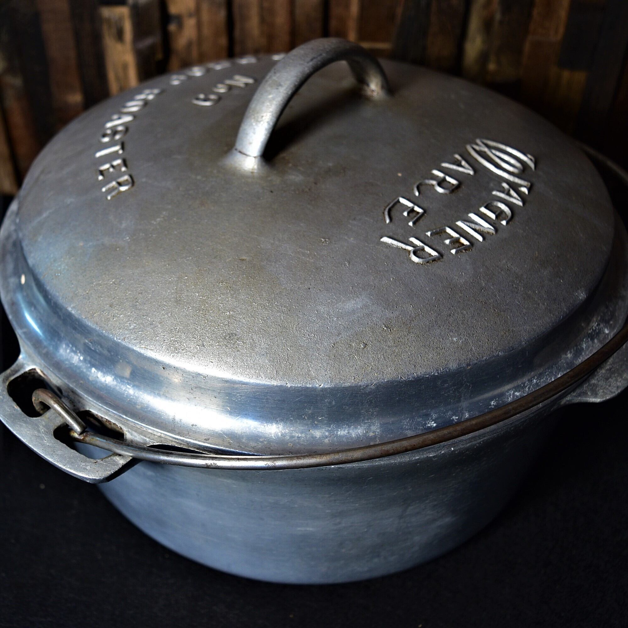 ワグナーウェア ビンテージ アルミ製ロースター ダッチオーブン WAGNER