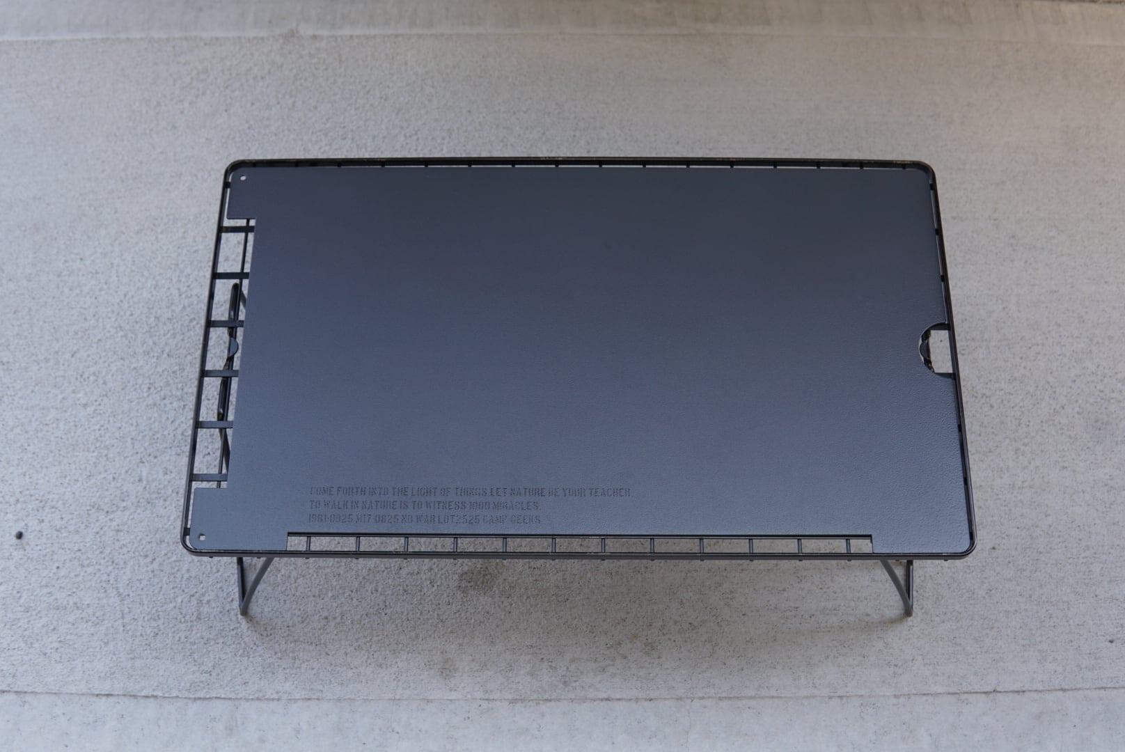 FR-top＞フィールドラック用天板～グレイ〜 | CAMP GEEKS