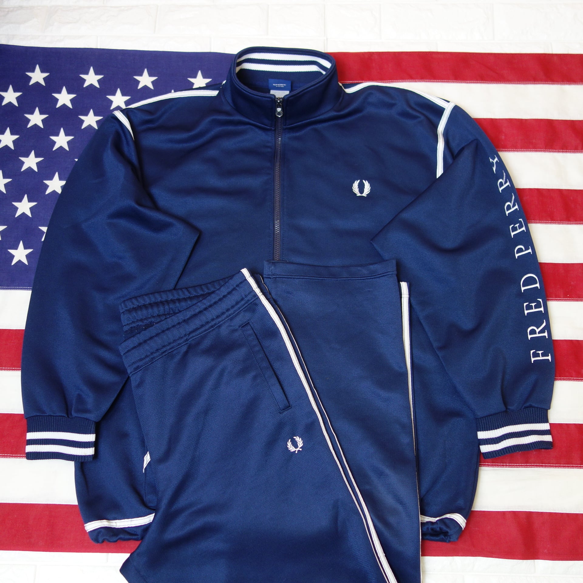 FRED PERRY(フレッドペリー) トラックジャケット ジャージ 上下セット