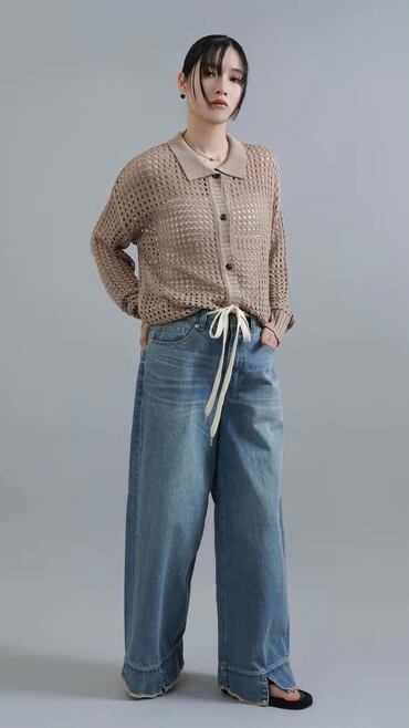 SALE CYAN TOKYO スリットヘムビンテージバギーパンツ No.510345