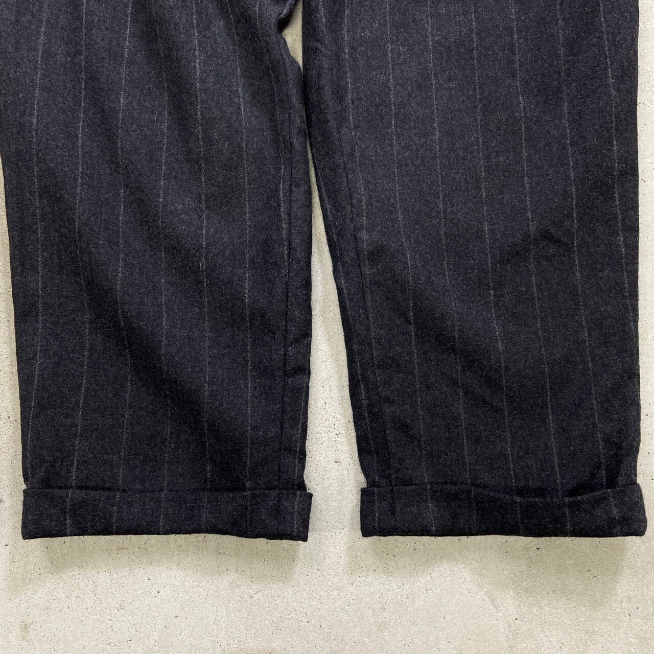 90年代 GAP PREMIUM ウールスラックスパンツ 2タック ピンストライプ