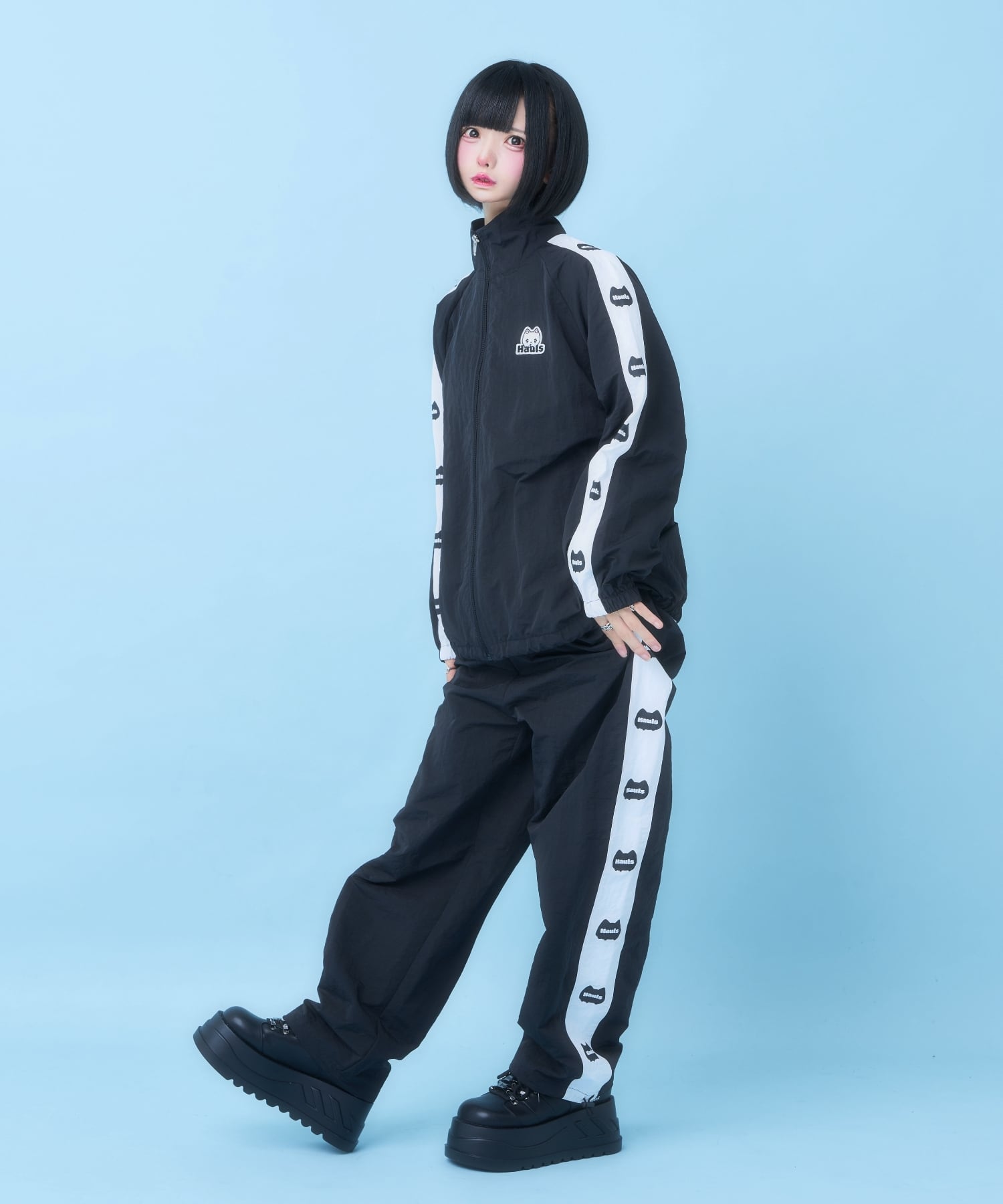 WIND AND SEA x NISSIN UFOコラボ ナイロンセットアップ WIND AND SEA