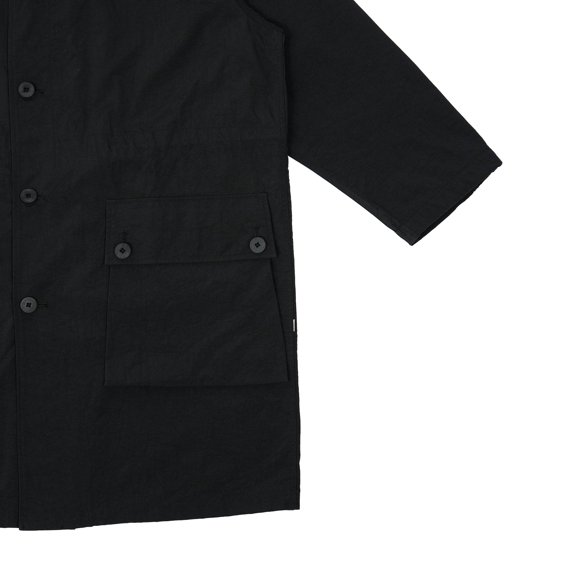 Euro Military Nylon Over Coat (black) | OVY