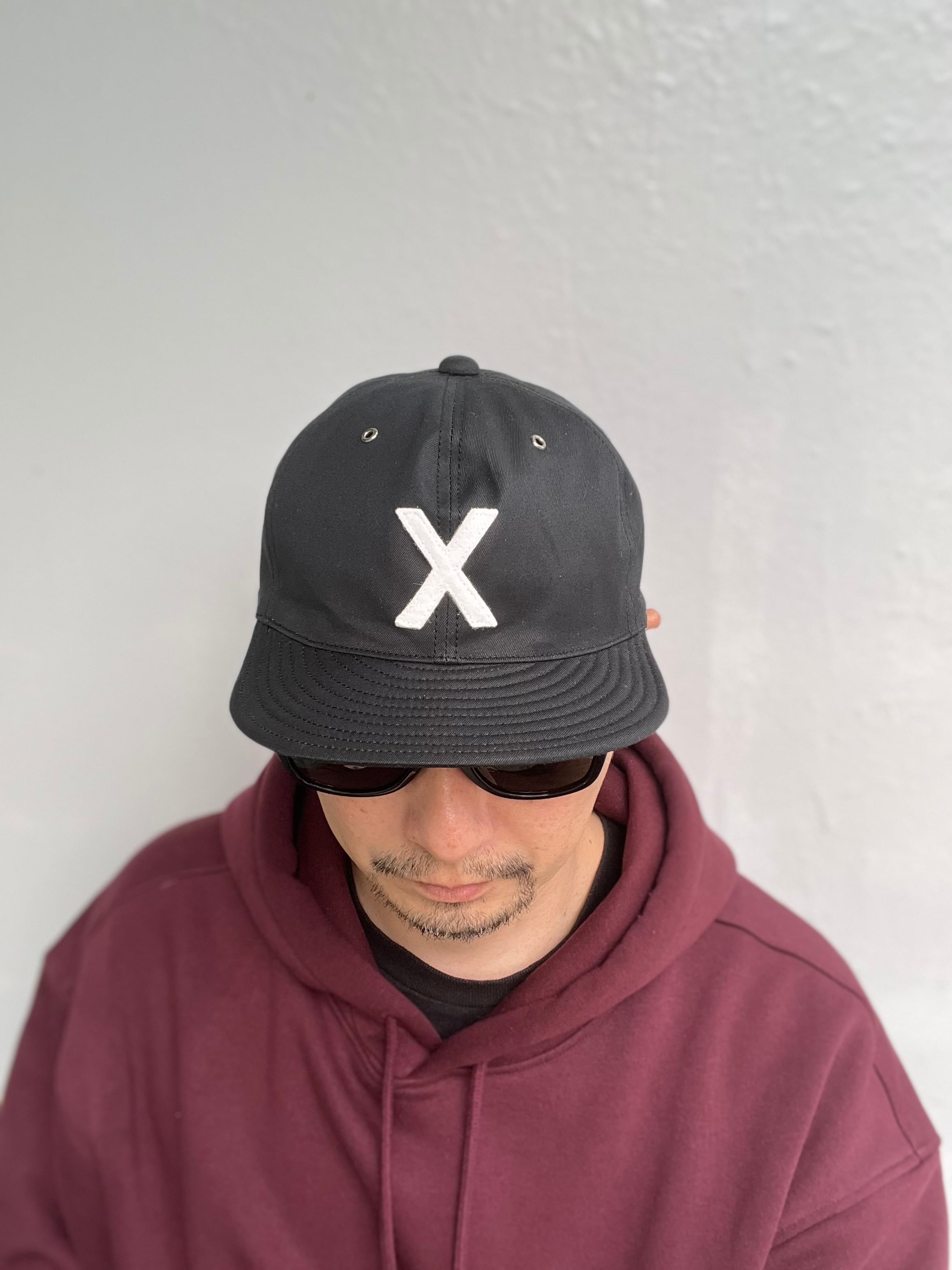 All handmade “X”cap BLACK | OLDX
