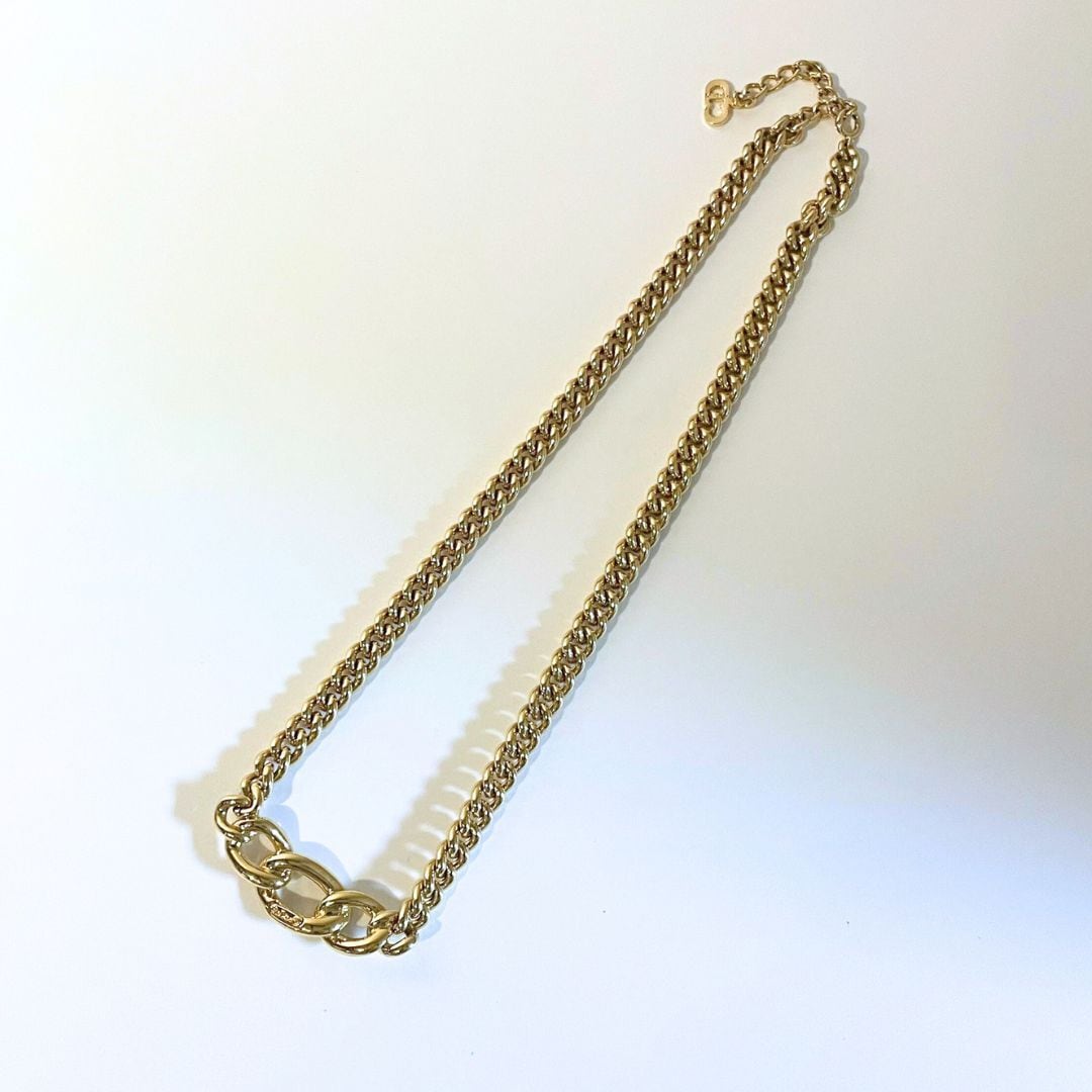 Christian Dior CD クリスチャン ディオール チェーン ネックレス