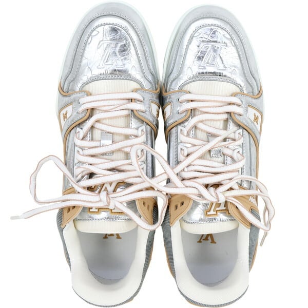 Unused LOUIS VUITTON ルイヴィトン スニーカー メンズ 6.5サイズ 約