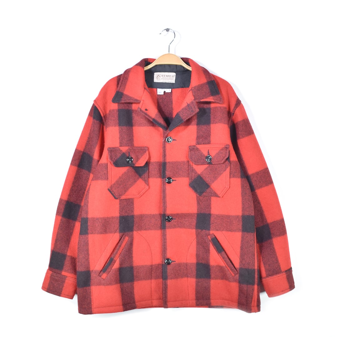 70s ベミジ USA製 ヴィンテージウールジャケット バッファローチェック