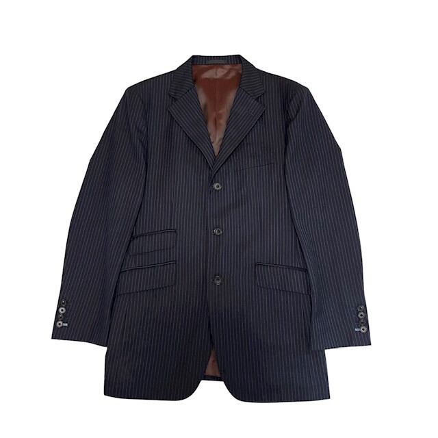 中古 バーバリーブラックレーベル BURBERRY BLACKLABEL スーツ上下