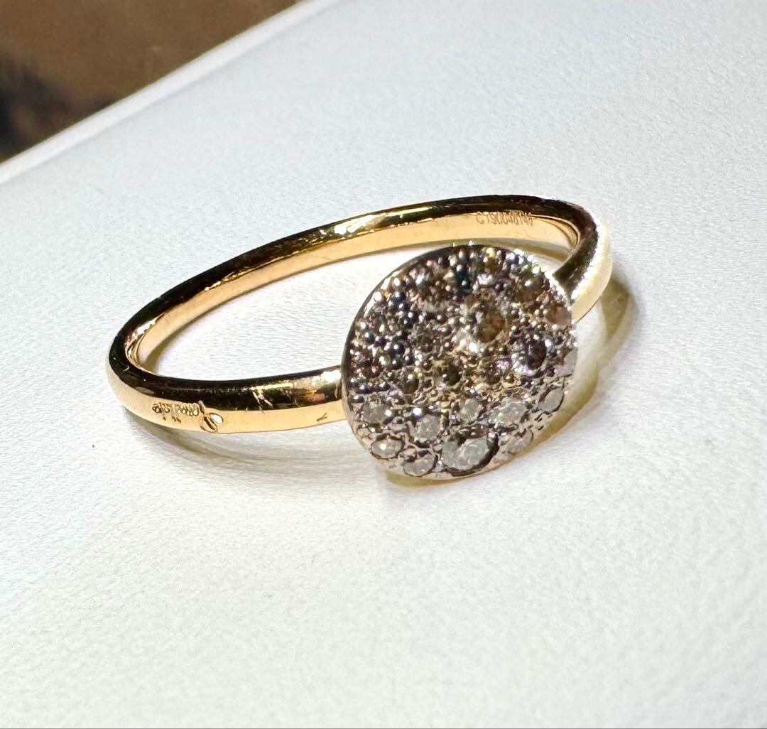 保証書有◇ポメラート◇52*サッビア*ブラウンダイヤモンド*クォーツ