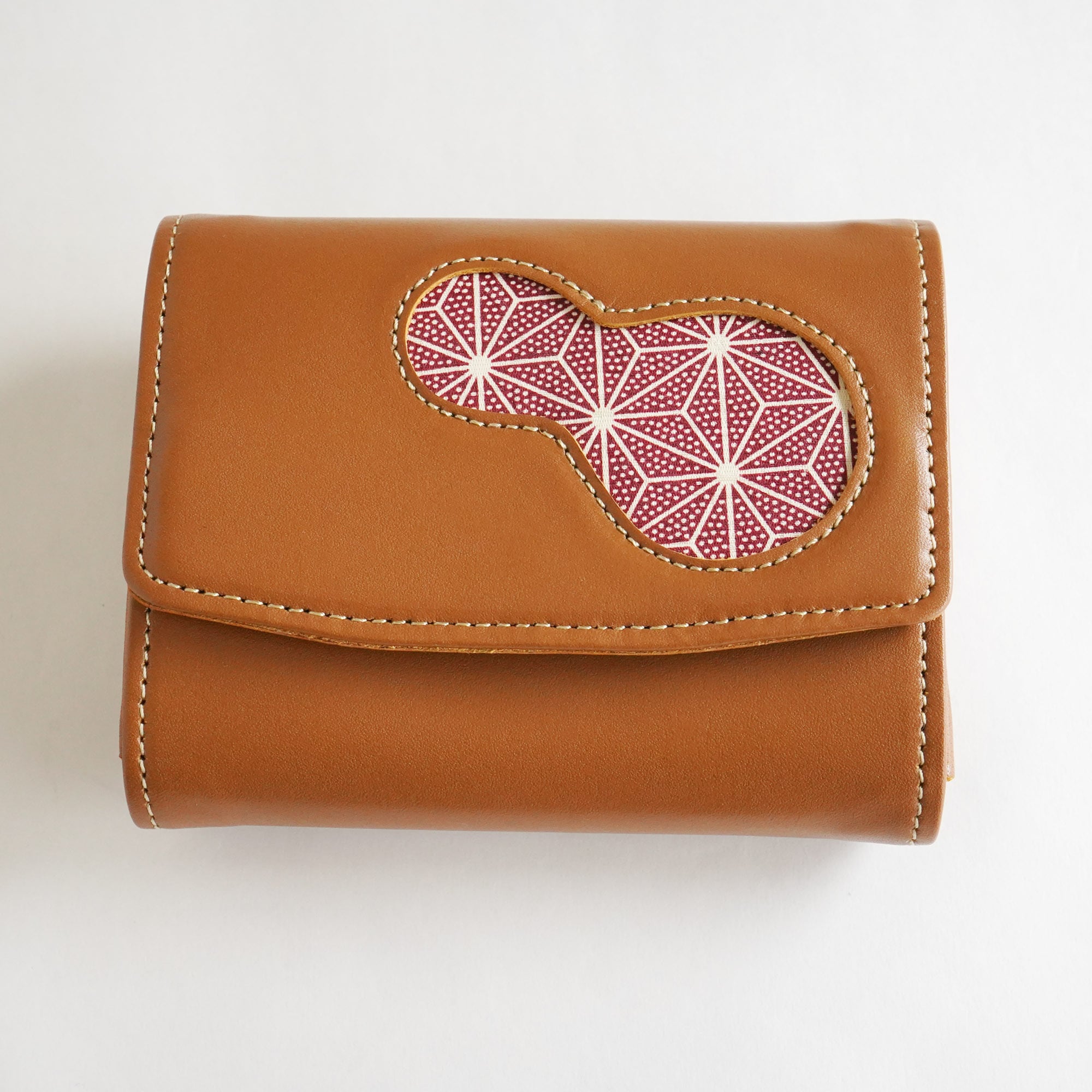 ハーフウォレット【スワロー】NO.224 | ZIZZ：着物と革でつくるバッグ