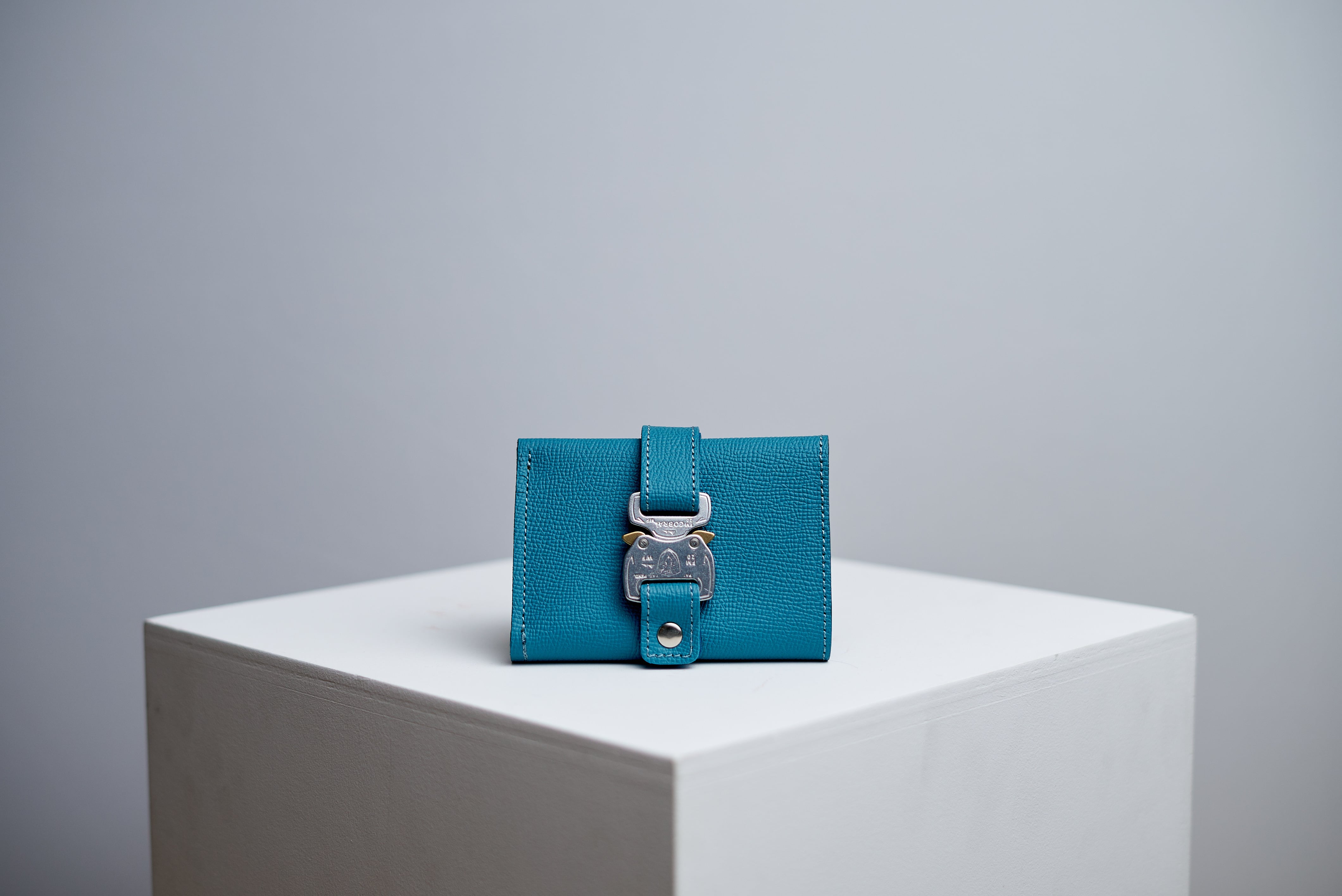 buckle wallet “cheri” jean blue | JET STOCK