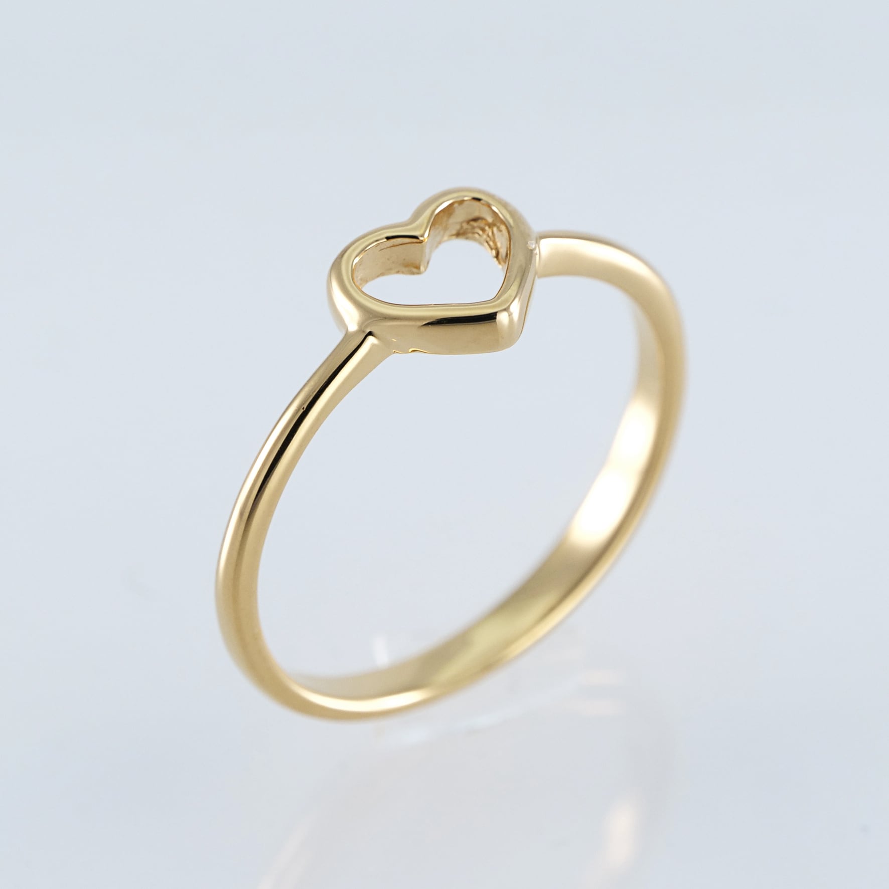 ハートリング ゴールド プラチナ】K18 Pt950 ゴールドリング ハート