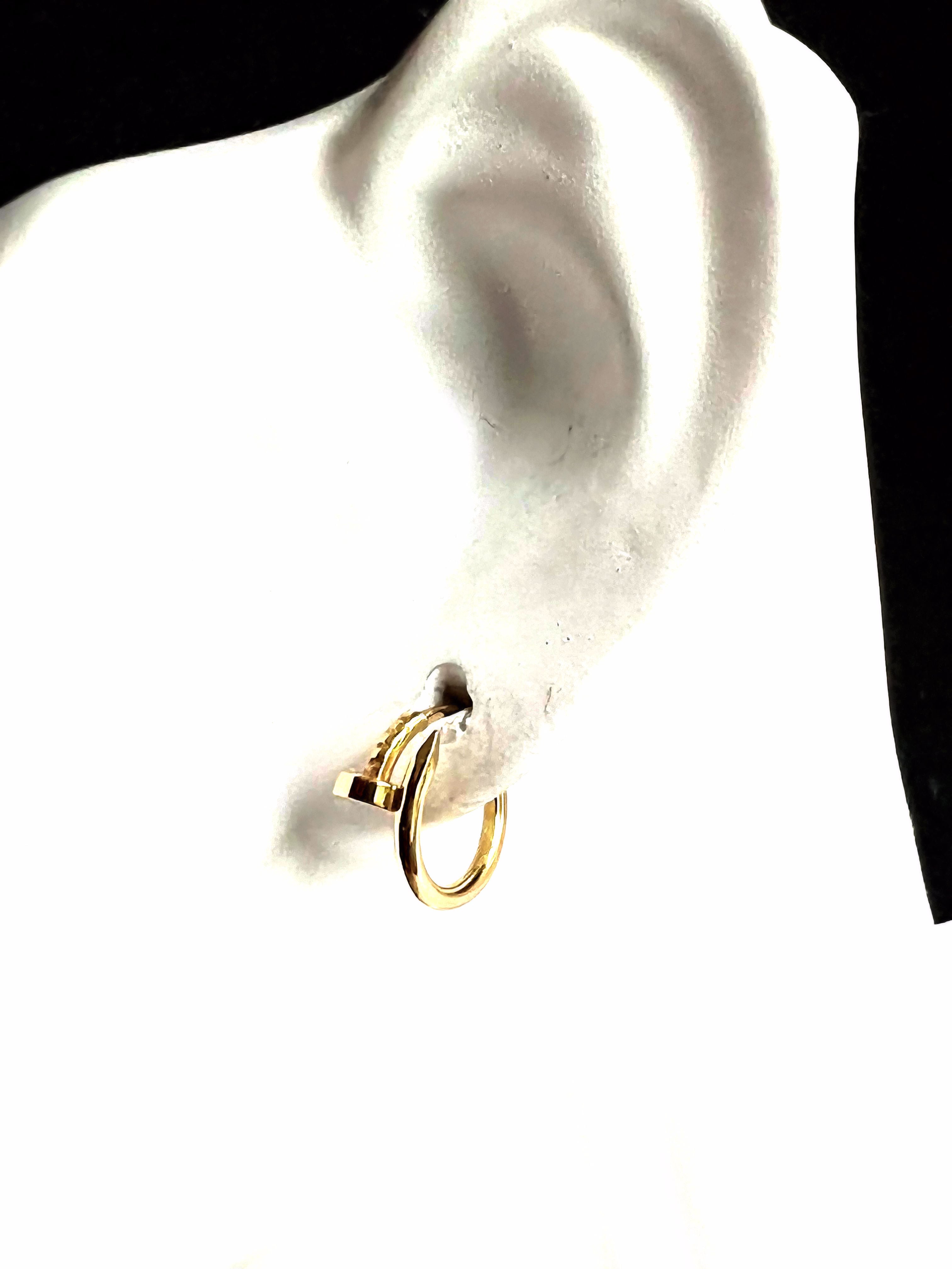 CARTIER カルティエ ジュストアンクル イヤリング ピアス K18 YG