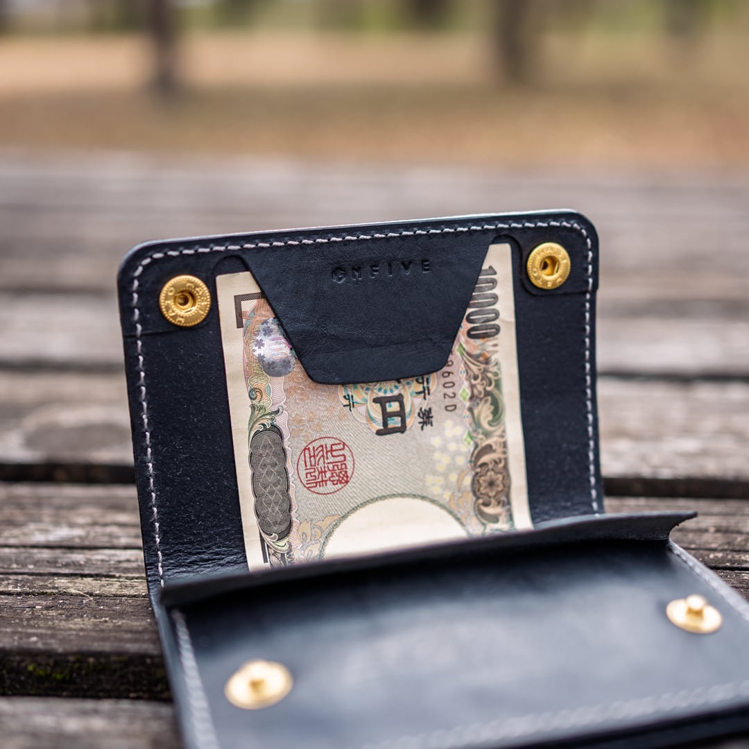 お札を折らない 小さなトラッカーウォレット Foldres rev.02