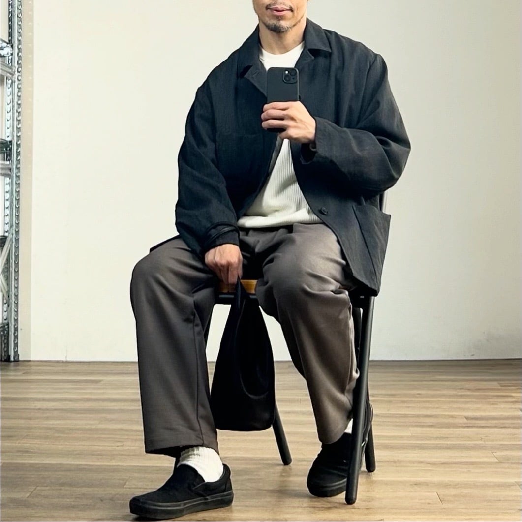 25AW》【STILL BY HAND】WOOL SERGE COVER ALL JACKET スティルバイ