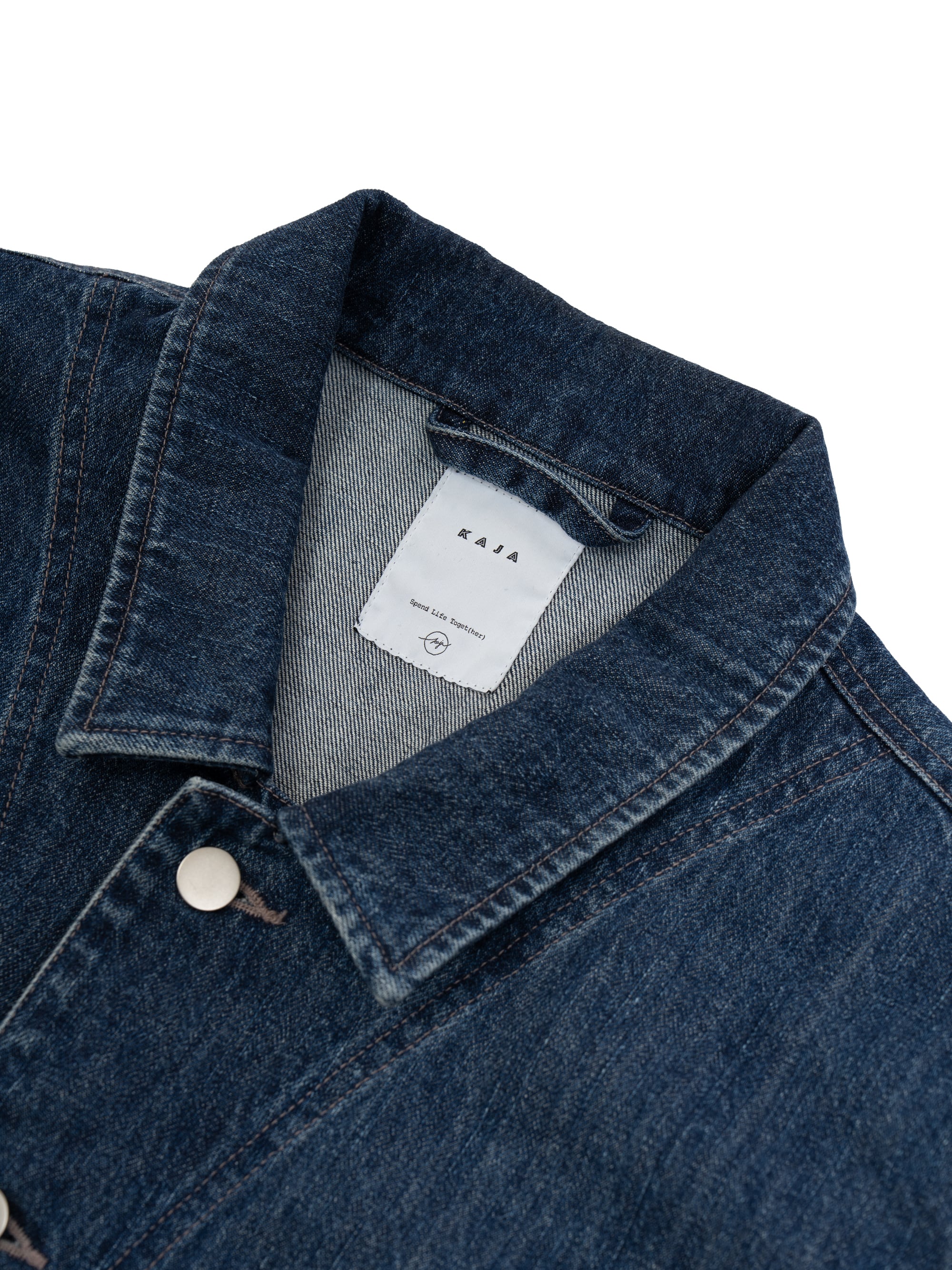 KAJA 12oz BLUE DENIM JACKET | KAJA