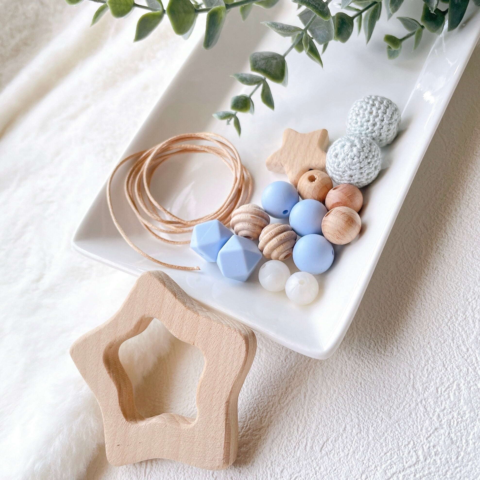 ハンドメイドセット 星 キッド 歯固め ベビー 制作キッド シリコン