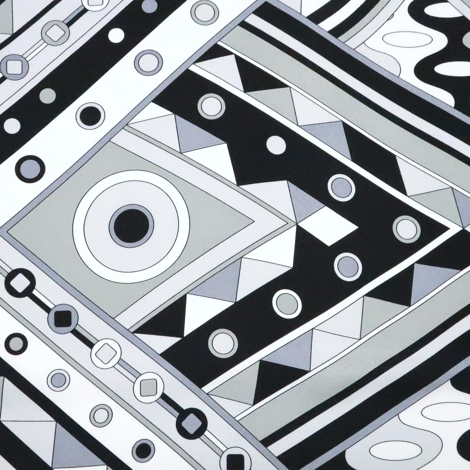 エミリオ・プッチ EMILIO PUCCI/スカーフ プッチ柄 幾何学模様